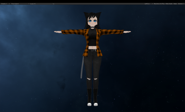 anime female character - michelle 3D Model .c4d .max .obj .3ds .fbx .stl .blend 