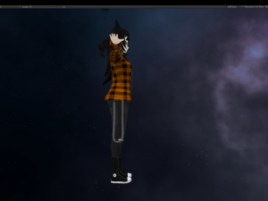 anime female character - michelle 3D Model