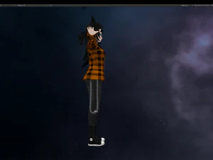 anime female character - michelle 3D Model