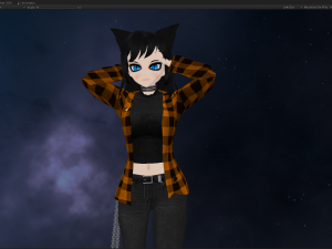 anime female character - michelle 3D Model