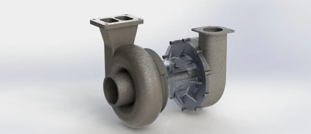 vgt turbocharger 3D Model .c4d .max .obj .3ds .fbx .stl .blend 