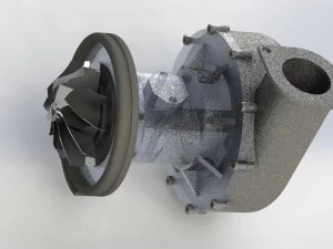 vgt turbocharger 3D Model