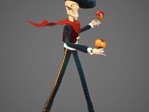 mexican skeleton 3D Model