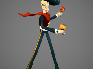 mexican skeleton 3D मॉडल