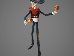mexican skeleton 3D मॉडल