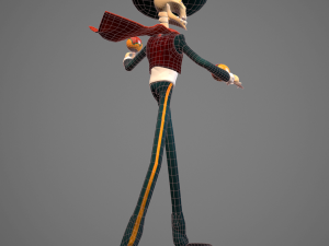 mexican skeleton 3D मॉडल