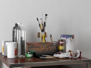 artistic accessories 3D 모델