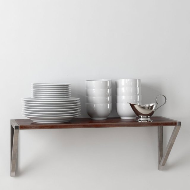 dishes 3D मॉडल .c4d .max .obj .3ds .fbx .stl .blend 