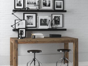 writing desk 3D 모델