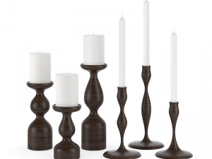 candles 3D 모델