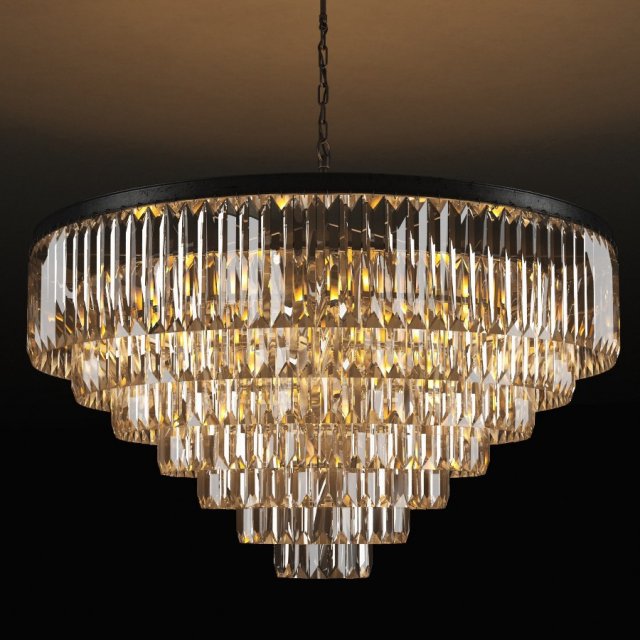 chandelier 3D Model .c4d .max .obj .3ds .fbx .stl .blend 