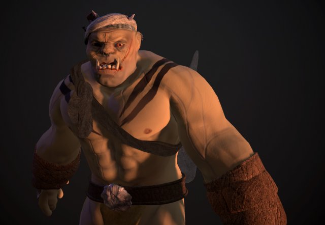 orc Modèle 3D .c4d .max .obj .3ds .fbx .stl .blend 