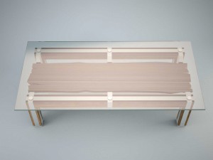 a guest table is in scandinavian style 3D Model