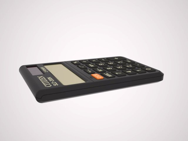 calculator Modèle 3D .c4d .max .obj .3ds .fbx .stl .blend 