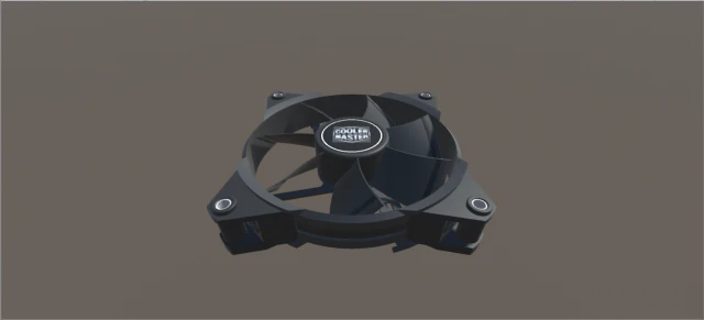 cooler master jetflo 3D Model .c4d .max .obj .3ds .fbx .stl .blend 
