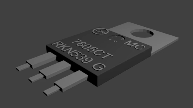 트랜지스터 3D 모델 .c4d .max .obj .3ds .fbx .stl .blend 