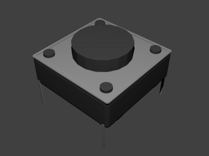 button 3D 模型
