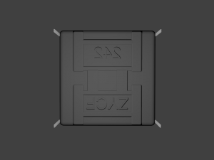 button Modèle 3D