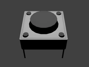 button 3D Model