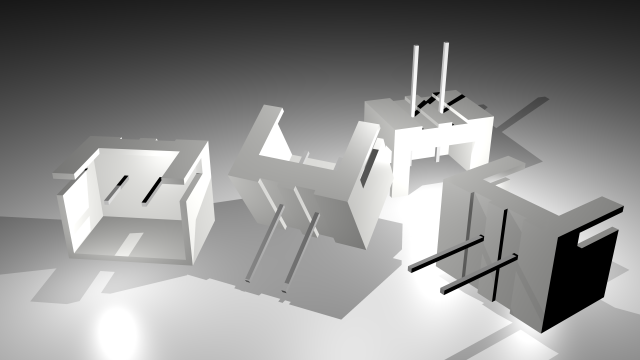 2 -pin straight pin socket Modelo 3D .c4d .max .obj .3ds .fbx .stl .blend 