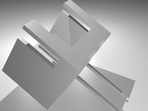 2 -pin straight pin socket Modelo 3D