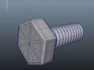 parafuso Modelo 3D