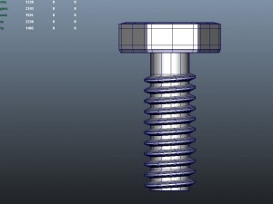 bolt 3Dモデル