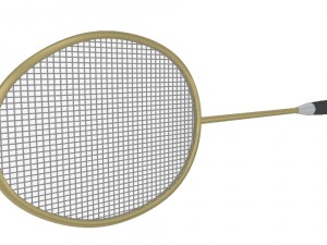 badminton bat 3D 모델