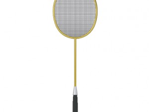 badminton bat Modèle 3D