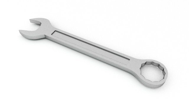 combination ratchet spanner 3D Model .c4d .max .obj .3ds .fbx .stl .blend 