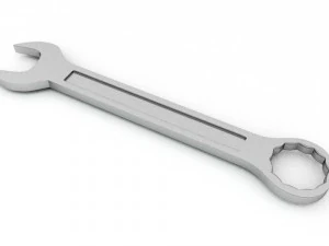 cl&eacute; mixte &agrave; cliquet Modèle 3D