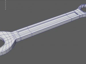 combination ratchet spanner 3D Model