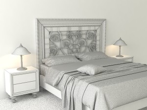 bed monrabal chirivella alba 3D Model