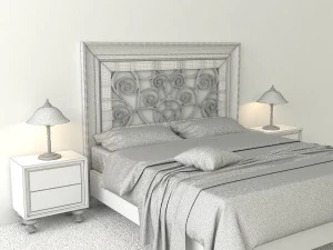 bed monrabal chirivella alba 3D Model