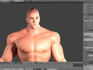 muscular man heroic model Modelo 3D