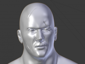 muscular man heroic model Modelo 3D