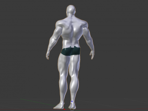 muscular man heroic model Modelo 3D