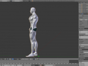 muscular man heroic model Modelo 3D