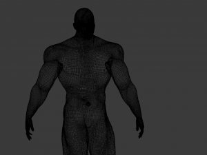 muscular man heroic model Modelo 3D