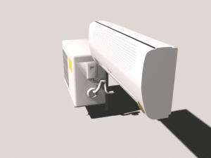 air conditioner 3D मॉडल