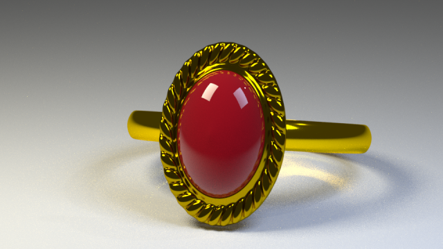 ring 3D Model .c4d .max .obj .3ds .fbx .stl .blend 