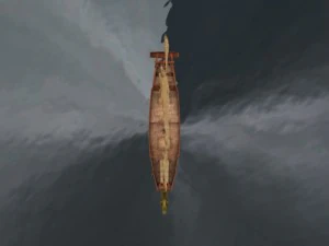 chinese junk boat 3D Model