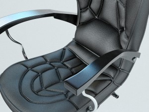 cyber sport chair Model 3D