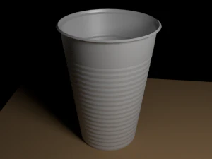 bicchiere di plastica Modello 3D