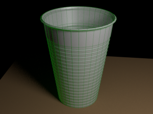 plastic cup Modèle 3D