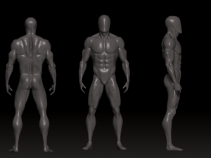 base mesh 3 Modello 3D