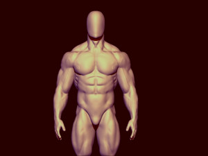 bodybulder base mesh 3Dモデル