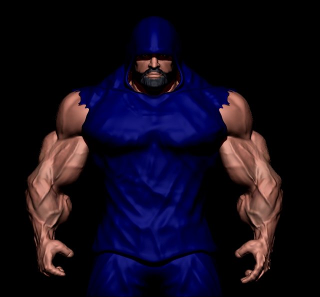 base mesh muscle Model 3D .c4d .max .obj .3ds .fbx .stl .blend 