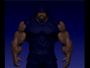 base mesh muscle Model 3D