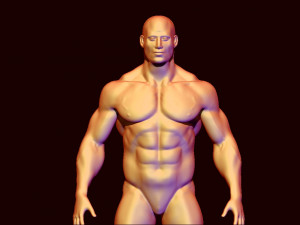 base mesh body builder 3D Model